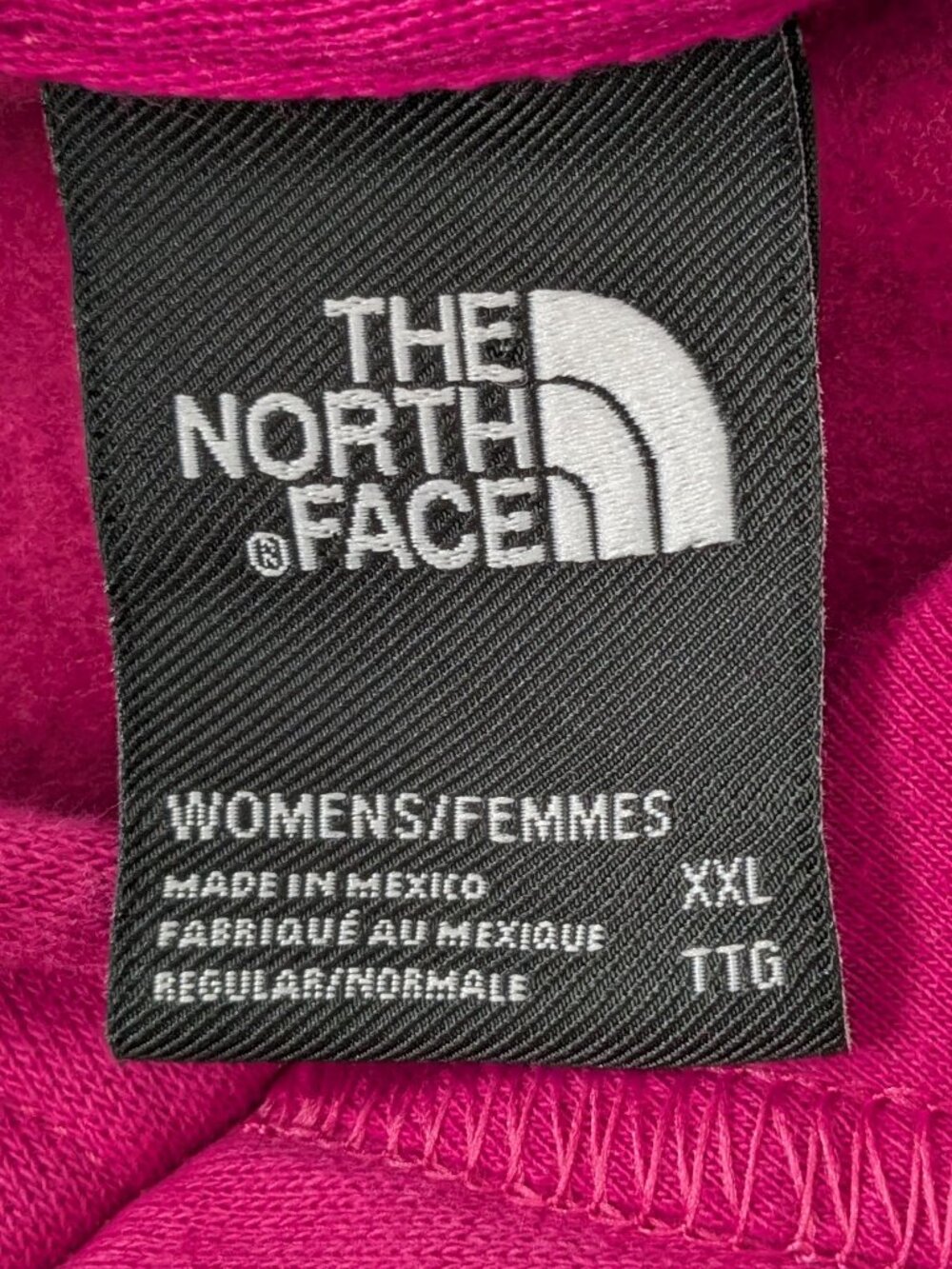 The North Face Women's Half Dome Logo Pink Fuschia Hoodie Size XXL - Picture 7 of 9